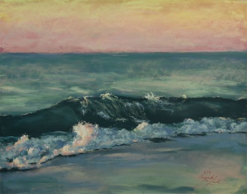 Pastel Beach Sunrise